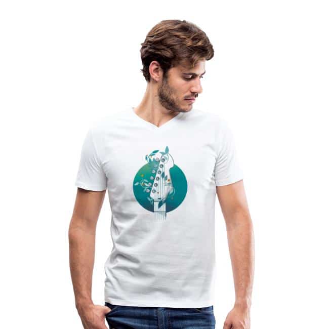 T-shirt guitare homme col V - idée cadeau - La Guitare en 3 Jours.jpg