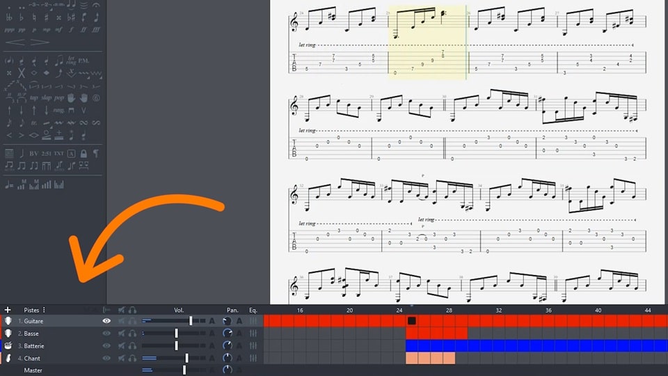 Guitar Pro Tab Wonderwall instruments La Guitare avec Alexandre